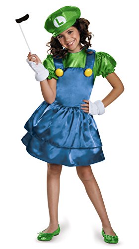 Disguise Luigi Skirt Version Costume, Small (4-6x)