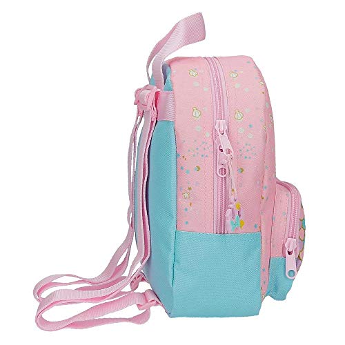 Disney Minnie Mermaid Mochila Guardería Rosa 19x23x8 cms Poliéster 3.5L