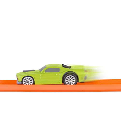 DRIVEN by Battat WH1216Z Set Stunt Jump Extreme - Juego de 16 Piezas de Pista con Anillo de Fuego, rampa de Aterrizaje y 1 Coche de Carreras y Juguetes para niños a Partir de 3 años