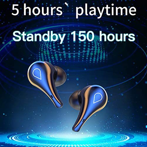 DUESI Smart Touch Control Auriculares inalámbricos con Pantalla LED para Juegos Bluetooth 5,0 TWS Auriculares Deportivos con Bluetooth