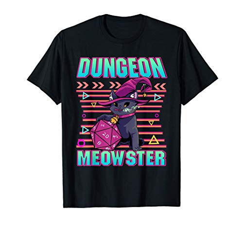 Dungeon Meowster Cute & Funny Gaming Camiseta