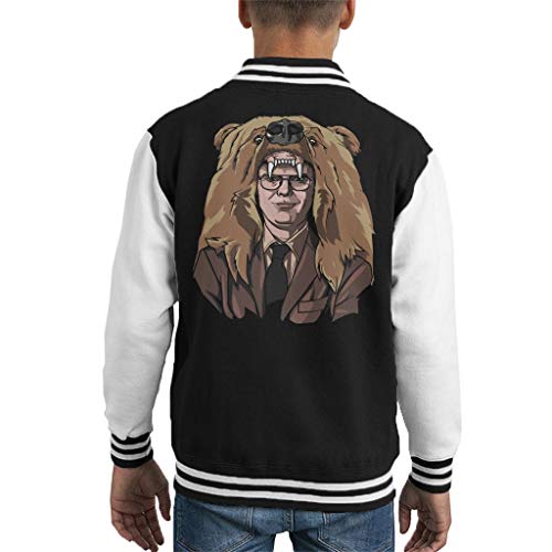 Dwight Bear Head The Office US Kid's Varsity Jacket