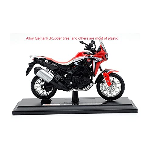 DZDJ 1:18 para Hond&a Africa Twin DCT Aleación Diecast Motocicleta Modelo De Juguete para Niños Regalos Colección De Juguetes Modelo de Motocicleta a Escala