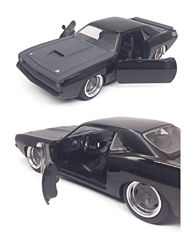 DZYWL Kits Modelos Coches Clásicos 1:24 para Plymouth Barracuda Aleación Fundición Presión Colección Modelos Coche Exhibición Artesanías Regalo Juguete Regalo Amor Vacaciones