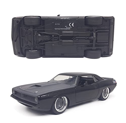 DZYWL Kits Modelos Coches Clásicos 1:24 para Plymouth Barracuda Aleación Fundición Presión Colección Modelos Coche Exhibición Artesanías Regalo Juguete Regalo Amor Vacaciones