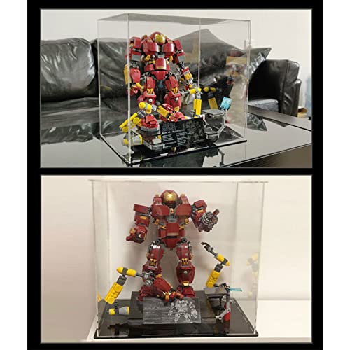 EcoGo Estuche de acrílico para LEGO Marvel Super Heroes 76105 The Hulkbuster, caja de exhibición a prueba de polvo para modelos coleccionables (no incluye modelo)