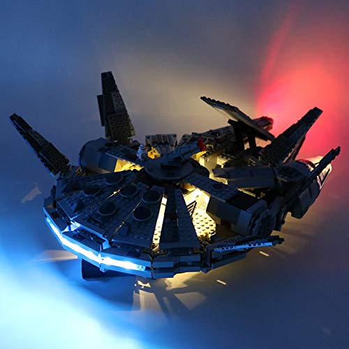 EcoGo Kit de iluminación LED para Lego 75105 Millennium Falcon Building Block (modelo Lego)