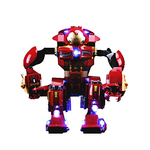 EcoGo Kit de luces LED para Lego 76104 Marvel Super Heroes The Hulkbuster Smash-Up bloque de construcción modelo (no incluye modelo Lego)