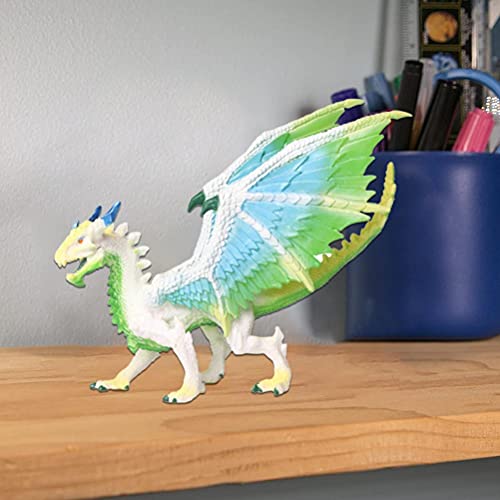 Edinber Dragones de hielo Juguete de acción Dragones Figura Juguetes,Modelo realista de dinosaurio para niños,Simulación Animal Modelo Decoración para el hogar