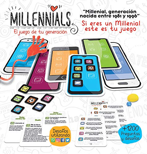 Educa - Millenial Generation. Juego de Mesa de Preguntas y desafíos sobre la Infancia de la generación Y. Entre 18 y 40 años. 18864