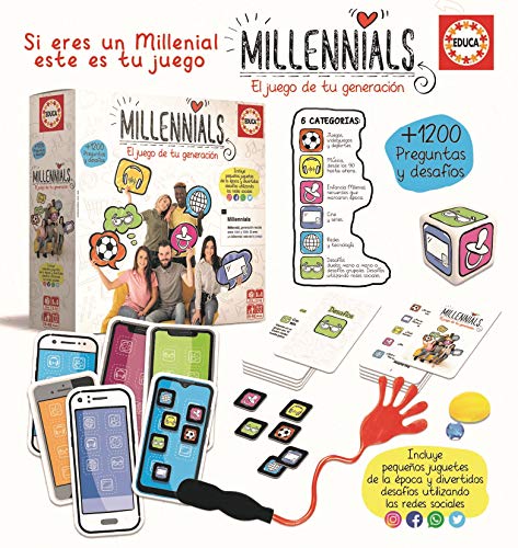 Educa - Millenial Generation. Juego de Mesa de Preguntas y desafíos sobre la Infancia de la generación Y. Entre 18 y 40 años. 18864