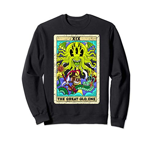 El sol The old One Cthulhu dibujos animados XIX Tarot Card Sudadera