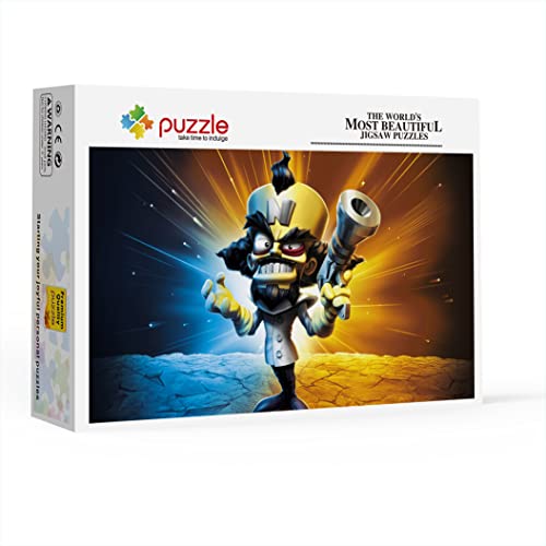 ERTYR Puzzles para Adultos 1000 Piezas Skylanders Imaginators Dr. Neo Cortex Rompecabezas Creativo Juegos Habilidad Niños Y Adultos ，Regalos para Amantes O Amigos 75x50cm(1000pcs)