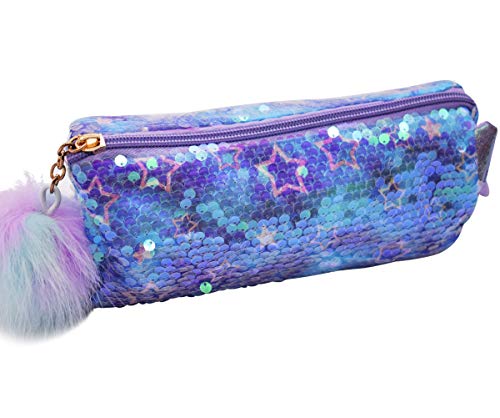 Estuche Para Lápices Unicornio Con Lentejuelas ZSWQ Estuche De Lápices Unicornio Bolsos Cosmético De Lentejuelas Estuche De Lápiz De Estudiante De Lentejuela Para Niñas Bolsa De Maquillaje