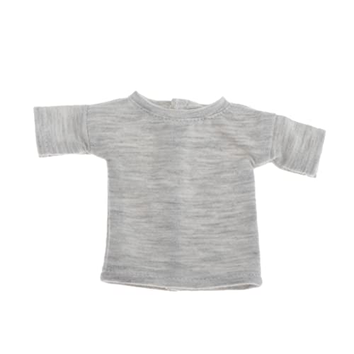 F Fityle Camiseta Casual de Manga Corta para Trajes de Muñecas Blythe 1/6 BJD - Gris