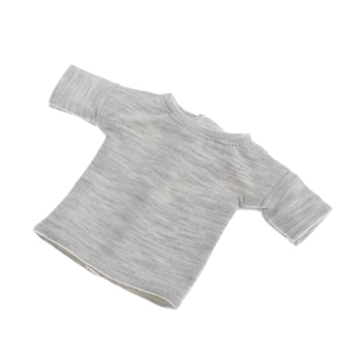 F Fityle Camiseta Casual de Manga Corta para Trajes de Muñecas Blythe 1/6 BJD - Gris