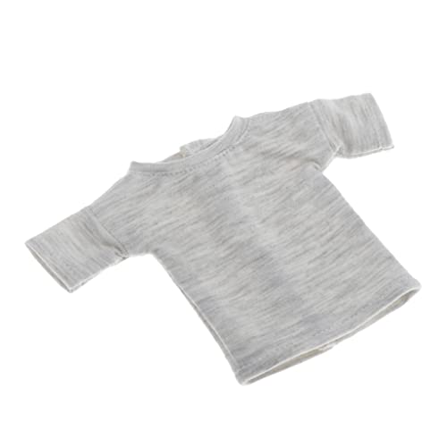 F Fityle Camiseta Casual de Manga Corta para Trajes de Muñecas Blythe 1/6 BJD - Gris