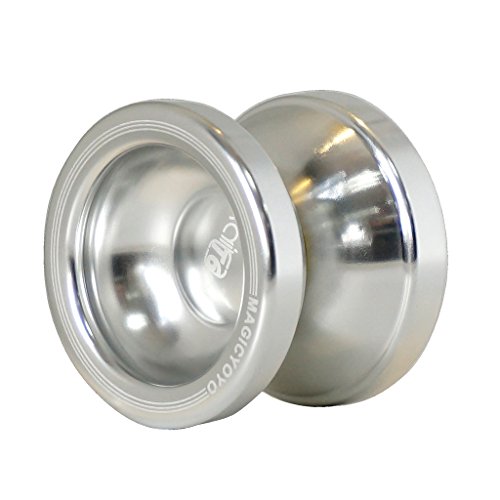 F Fityle Juguete Profesional Yoyo T5 Rodamientos de Bolas Royal Child Aleación de Aluminio - Plata T6