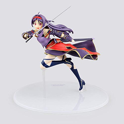 Factorydiy Figuras Anime Baratas Anime en línea II Sao Madre Rosario Horn Yuuki PVC Modelo Personaje Decoración Muñeca Alto Aproximadamente 18Cm Juguetes para Regalo de Amigo