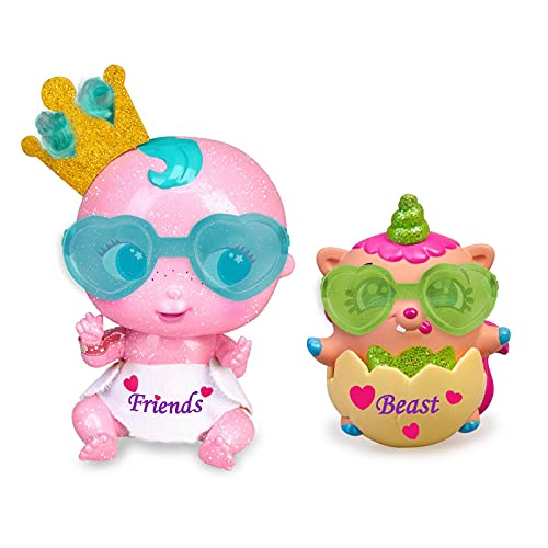 Famosa- Pack Beast Friends The Bellie, una Mini Beastie y Gafas Cool 3 Mod. sdos, Multicolor (700016700)