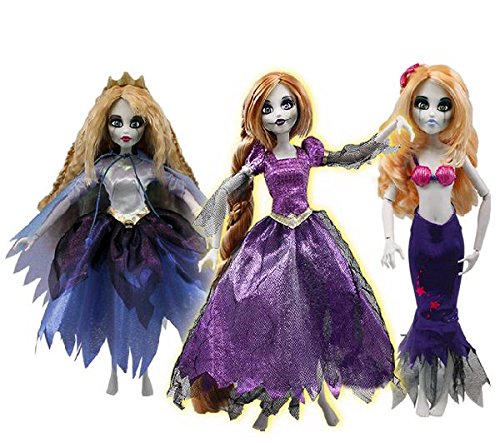 FAMOSA Princesas Zombies - Surtido o pack 1 (Rapunzel/La sirenita/La Bella durmiente)