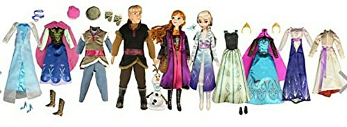 Fashion Elsa Anna Kristoff Doll Deluxe Set de regalo