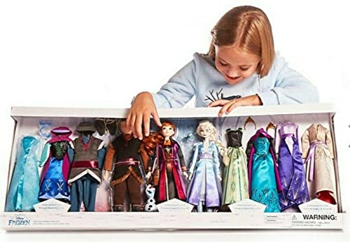 Fashion Elsa Anna Kristoff Doll Deluxe Set de regalo