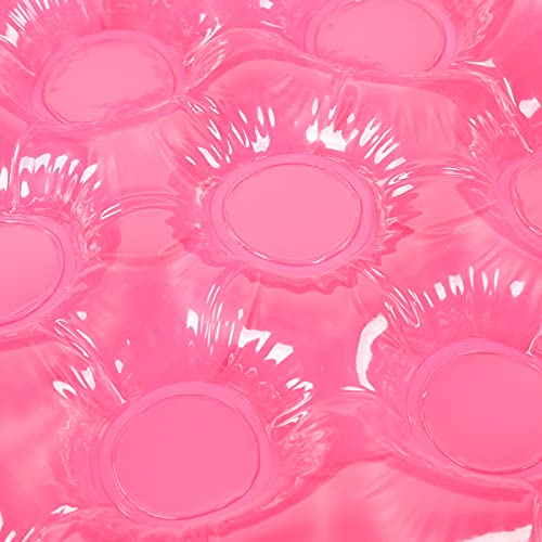 FECAMOS Pink Baby Pool, Piscina de Juegos de Agua Suave y Protectora para Interiores y Exteriores para niños(120cm)