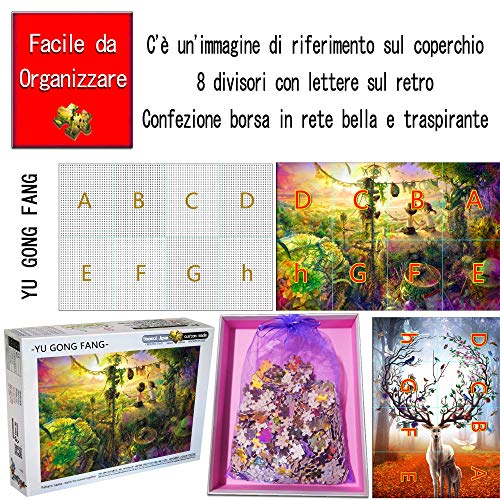 FFLFFL - Puzzle para adultos (3000 piezas), diseño de rompecabezas de reserva de biblioteca, fantástico para niños para la familia y los amigos de la educación, vacaciones, regalo favorito