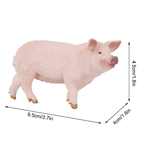 Figura de acción de Cerdo Toy Simulation Animal Toy Collection Pig Miniature Toy Animal Model Adornos para decoración de Accesorios para el hogar