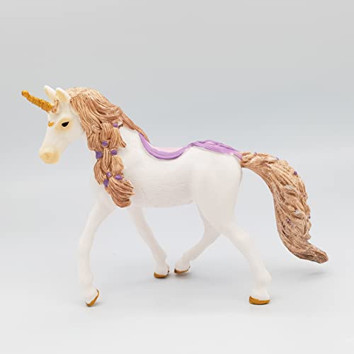 Figura de juguete de Bayala – Doyomtoy, unicornio, Mítico Pegaso, modelo de energía mágica, criatura sólida, unicornio de colores