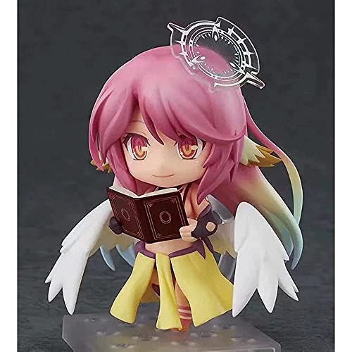 Figuras De Anime NO Game NO Life Jibril Nendoroid Q Version Figuras De Acción Juguetes Muñecas Modelo Personajes De Anime Decoraciones Adornos Coleccionables para Fanáticos del Anime