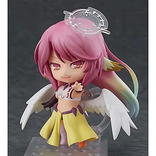 Figuras De Anime NO Game NO Life Jibril Nendoroid Q Version Figuras De Acción Juguetes Muñecas Modelo Personajes De Anime Decoraciones Adornos Coleccionables para Fanáticos del Anime