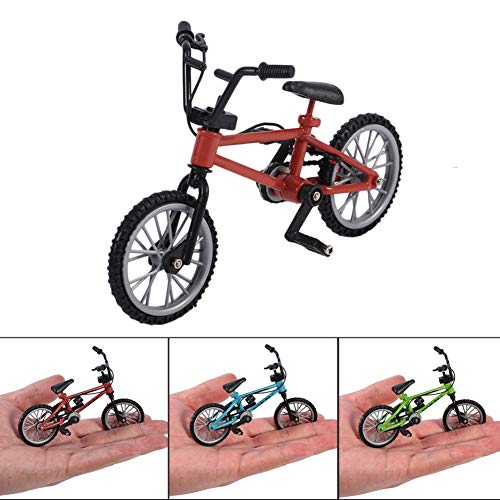 Finger Bike BMX Mini Finger Bikes Funcional Mountain Sport Bike Miniatura Metal Juego para Niños Boys - Rojo