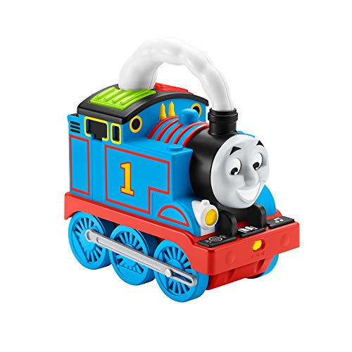 Fisher-Price Thomas & Friends Storytime Thomas - Edición en inglés del Reino Unido, Tren Interactivo con Luces, música e Historias para niños en Edad Preescolar