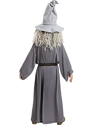 Funidelia | Disfraz de Gandalf - El Señor de los Anillos Oficial para niño Talla 5-6 años ▶ El Señor de los Anillos, Películas & Series, El Hobbit, Magos - Color: Gris / Plateado