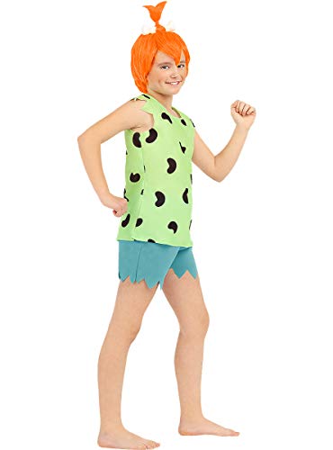 Funidelia | Disfraz de Pebbles - Los Picapiedra Oficial para niña Talla 10-12 años ▶ The Flintstones, Dibujos Animados, Los Picapiedra, Cavernícolas - Color: Multicolor - Licencia: 100% Oficial