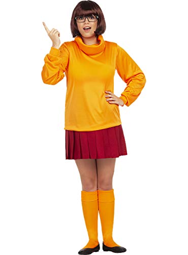 Funidelia | Disfraz de Vilma - Scooby Doo Oficial para Mujer Talla M ▶ Scooby Doo, Dibujos Animados - Color: Naranja - Licencia: 100% Oficial - Divertidos Disfraces y complementos