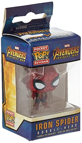 Funko 27302 Avengers Infinity War 27302 Avengers Pocket POP Keychain Marvel Iron Spider Figure, Multi