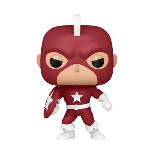 Funko 55478 POP Marvel Year Of The Shield- Red Guardian , Amazon Exclusive