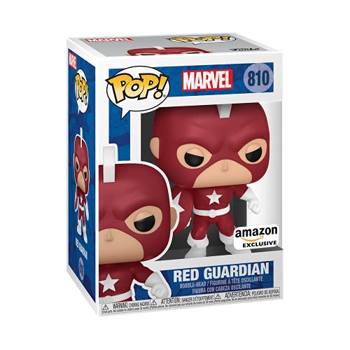 Funko 55478 POP Marvel Year Of The Shield- Red Guardian , Amazon Exclusive