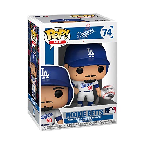 Funko 55693 POP MLB Dodgers- Mookie Betts (Home Uniform)