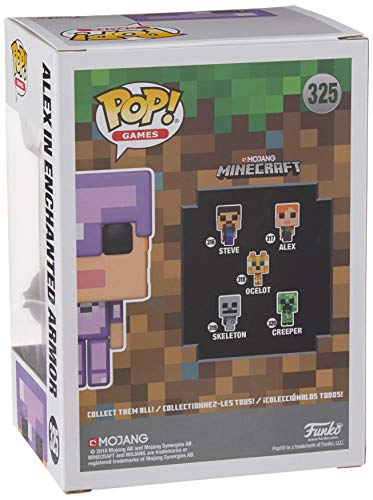 Funko - Figurine Minecraft - Alex In Enchanted Armor Exclu Pop 10cm - 0889698264198