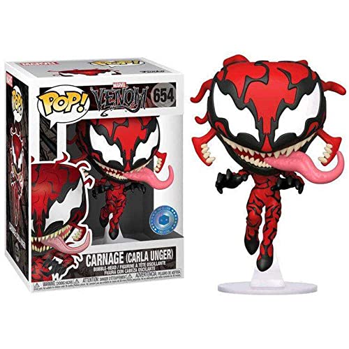 Funko , Multicolor ,48891 Pop Marvel: Cómics - Carla Unger (Carnage)