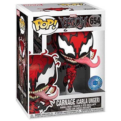 Funko , Multicolor ,48891 Pop Marvel: Cómics - Carla Unger (Carnage)