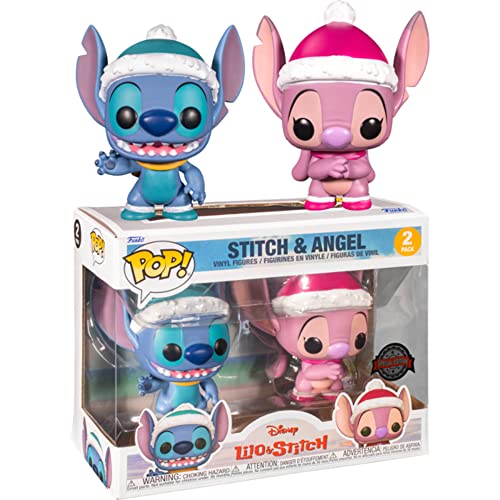 Funko Pop! 2 Pack Stitch y Angel de Navidad Edition Special Edition