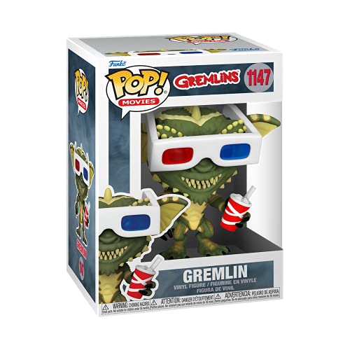 Funko- Pop Movies:Gremlins-Gremlin w/3D Glasses Horror Figura Coleccionable, Multicolor (49831)