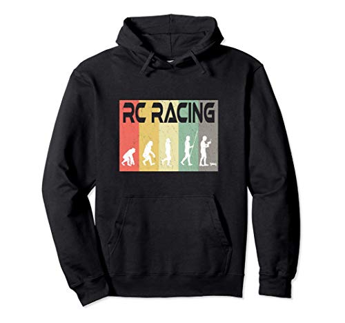 Funny Vintage RC Racing Evolucionante Radio Control Coche RC Sudadera con Capucha