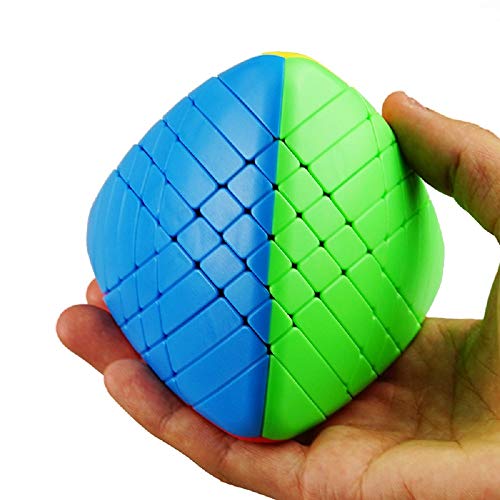 FunnyGoo Sengso Shengshou 6x6 Zongzi Rice Dumpling Mastermorphix Magic Cube Puzzle Speed Cube Toys + un Soporte de Cubo de Color Blanco