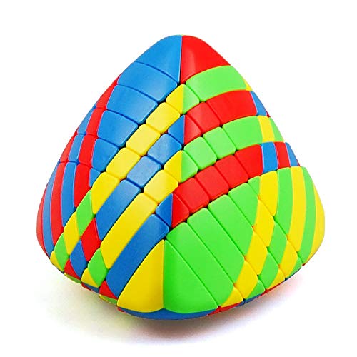 FunnyGoo Sengso Shengshou 6x6 Zongzi Rice Dumpling Mastermorphix Magic Cube Puzzle Speed Cube Toys + un Soporte de Cubo de Color Blanco